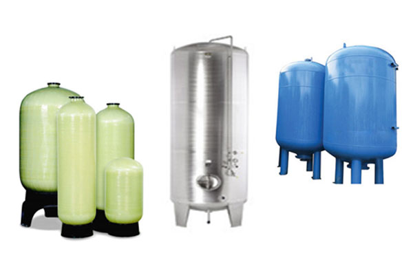 Pressure Vessels in FRP, MS & SS
